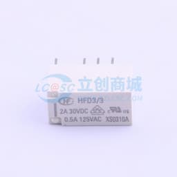 超小型3V继电器 双刀双掷 【继电】缩略图