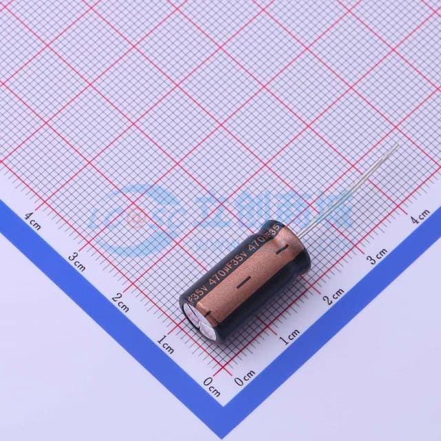 470uF ±20% 35V 【引线】实物图
