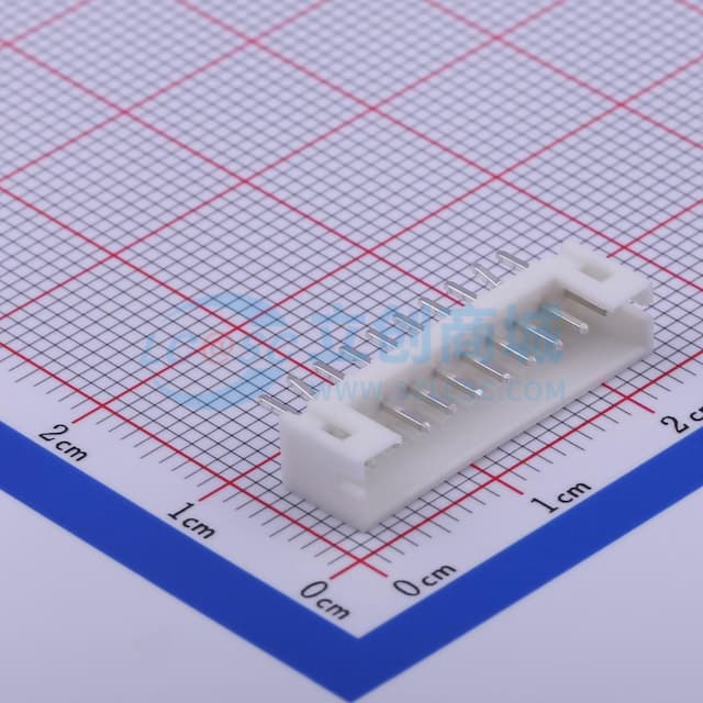 1x10P 间距:2mm 直插 系列:PH 【插件】实物图