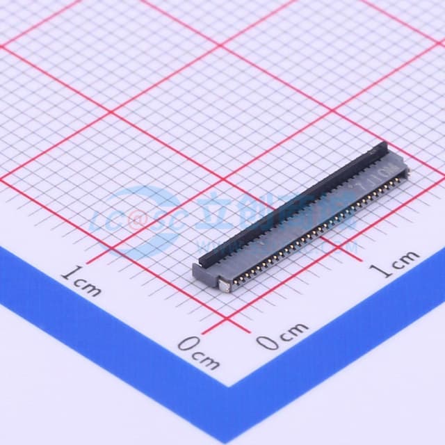 间距:0.5mm P数:30P 双侧触点/上下接实物图