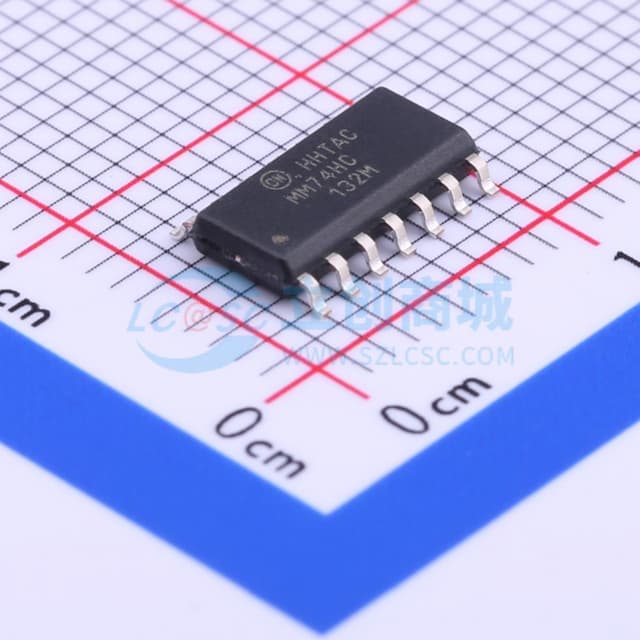 四2输入与非施密特触发器实物图