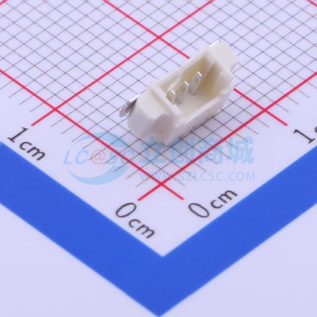 1x3P 间距:1.25mm 卧贴 系列:PicoBlade(MX 1.25)实物图