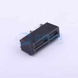 黑色 PCIE3.0 DIP连接器 带双定位柱 卡边缘插座 2.3mm引脚长,PA46【“金】缩略图