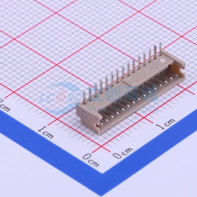 1x15P 间距:1.25mm 弯插 【插件】实物图