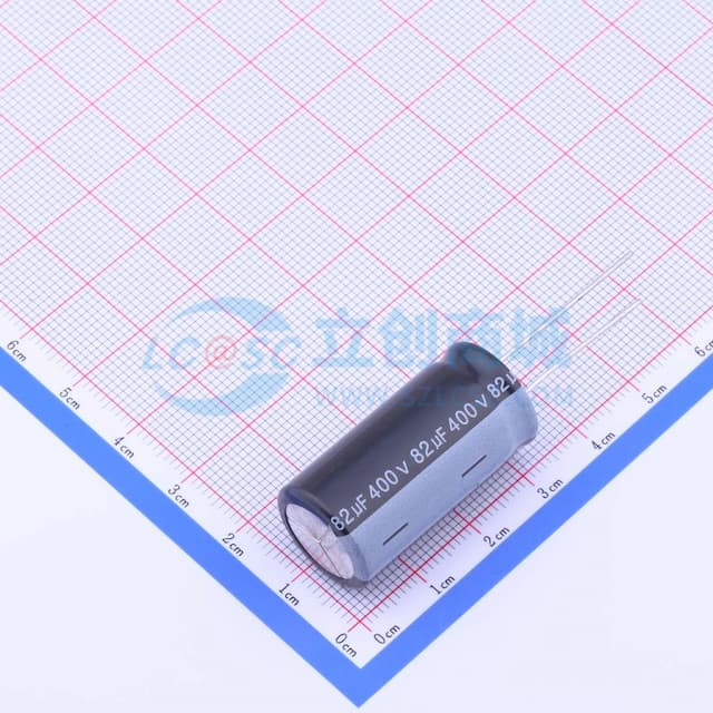 82uF ±20% 400V 【插件】实物图