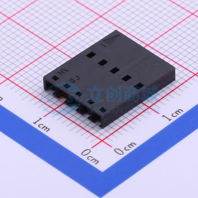 2.54mm 1x5P实物图