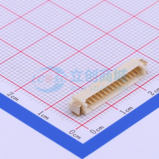 1x15P 间距:1.25mm 卧贴实物图