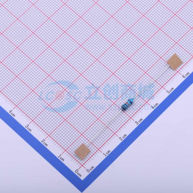 100kΩ ±1% 500mW 金属膜电阻 【插件】实物图
