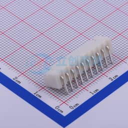 1x10P 间距:2.5mm 弯插 系列:XH 【插件】缩略图