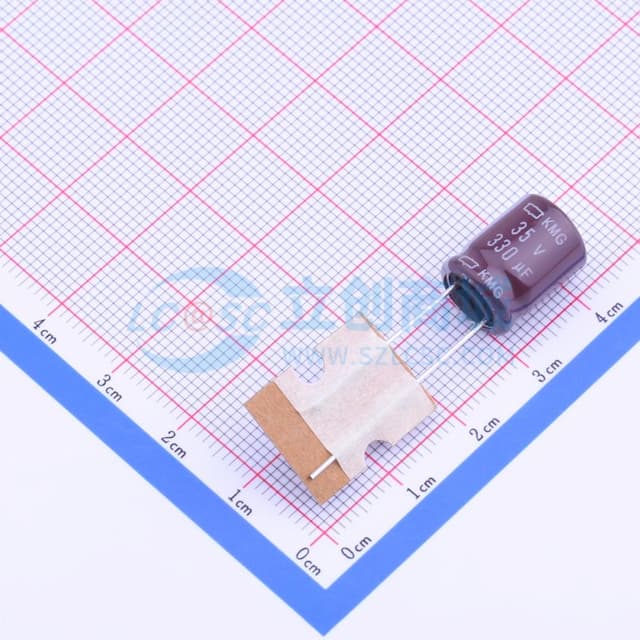 330uF ±20% 35V 【引线】实物图