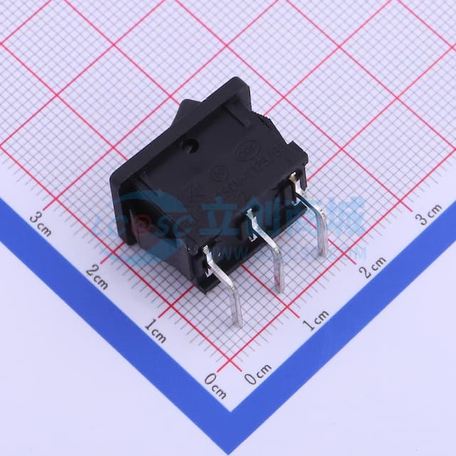 跷板开关SPDT 15x21mm 【船型】实物图