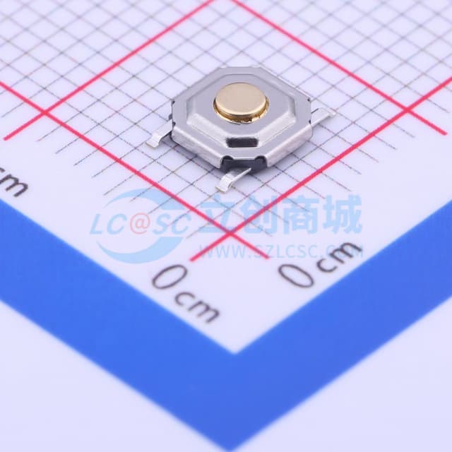 5.05*5.05*1.5mm 立贴 轻触开关实物图