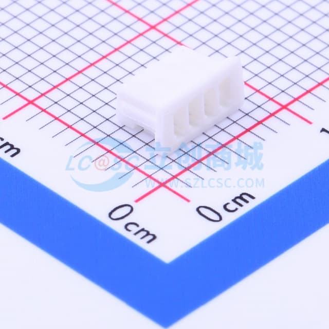白色 1x4P 1.25mm实物图