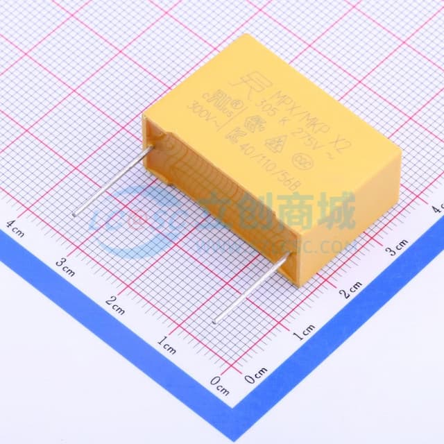 3uF ±10% 275V 等级:X2 【插件】实物图