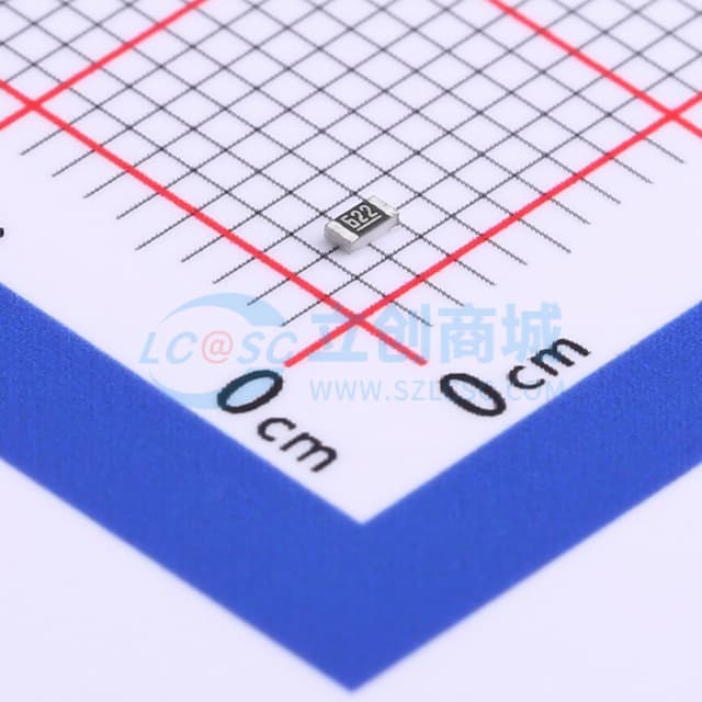 6.2kΩ ±1% 100mW 厚膜电阻实物图