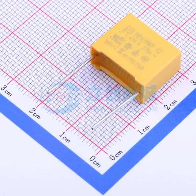 470nF ±10% 275V 等级:X2 【安规】实物图