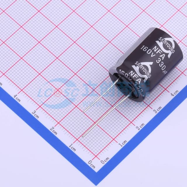 330uF ±20% 160V 【插件】实物图