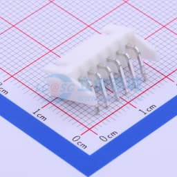 白色 1x6P 间距:2.5mm 弯插【插件】缩略图