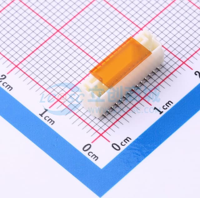1x14P 间距:1mm 立贴 系列:NSH实物图