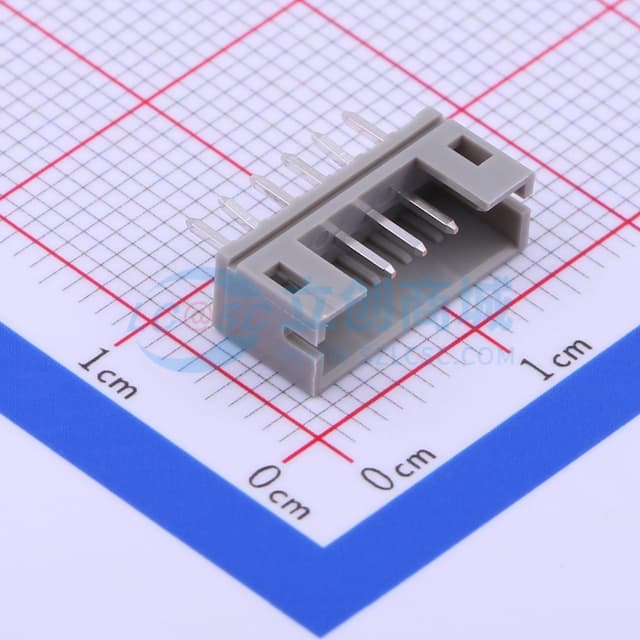 1x6P 间距:2mm 直插 系列:PH 【插件】实物图