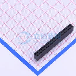 【插件】2x20P 间距:2.54mm 直插缩略图