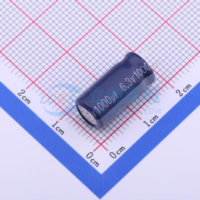 1000uF ±20% 6.3V 【插件】实物图