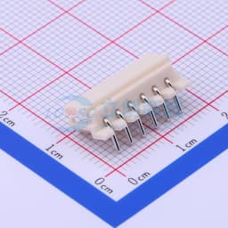乳黃 1x6P 间距:2.5mm 弯插【插件】缩略图