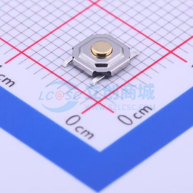 5.05*5.05*1.6mm 立贴 轻触开关实物图