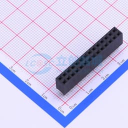 2x14P 间距:2.54mm 直插 【排针】缩略图