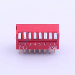 间距2.54mm 琴键 8位拨码开关 【拨码】缩略图
