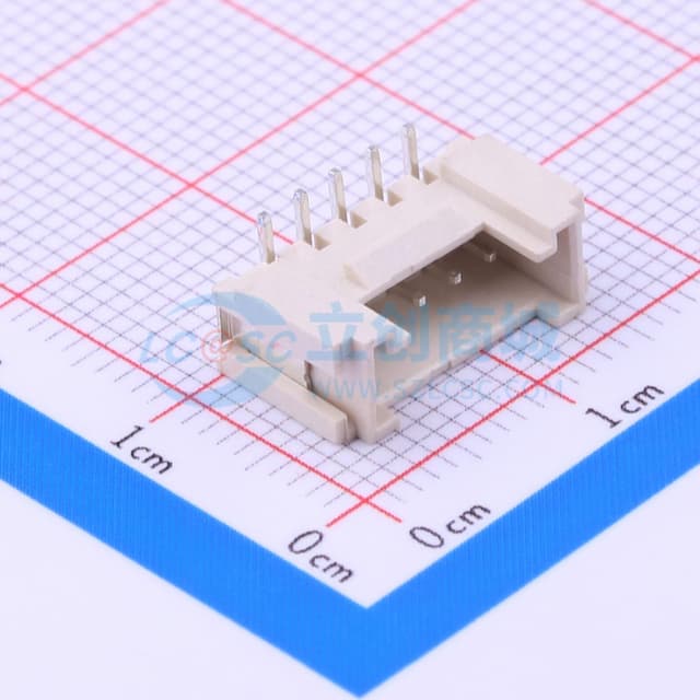 系列:PH 间距:2mm 1x5P实物图