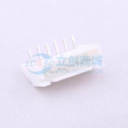 白色 1x6P 间距:2.5mm 弯插【插件】缩略图