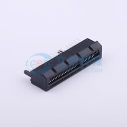 黑色 PCIE3.0 DIP连接器 带双定位柱 卡边缘插座 2.3mm引脚长,PA46【“金】缩略图