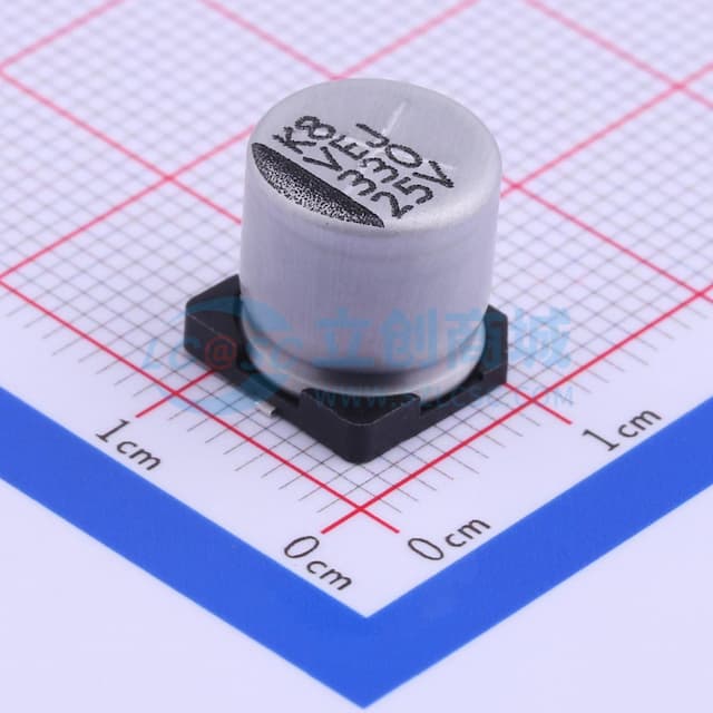 330uF ±20% 25V实物图