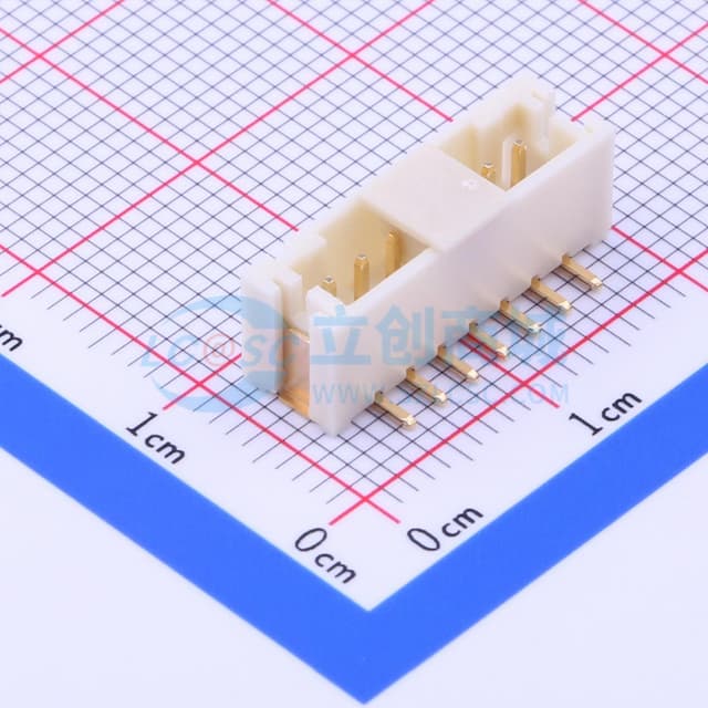 1x7P 间距:2mm 立贴 系列:PH实物图