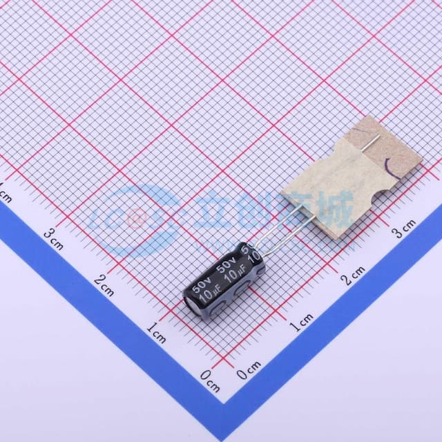 10uF ±20% 50V 【引线】实物图