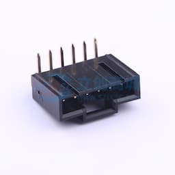 黑色 1x6P 间距:2.54mm 弯插【插件】缩略图