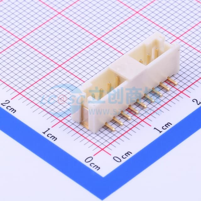 1x9P 间距:2mm 立贴 系列:PH实物图