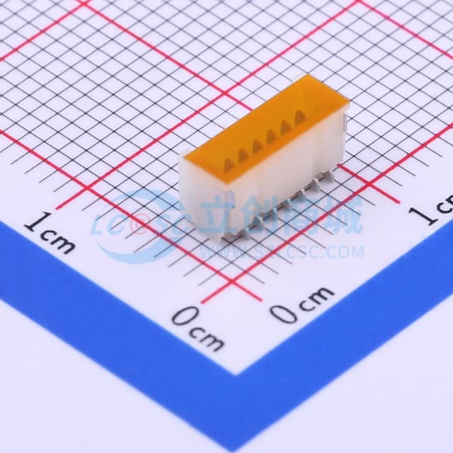 1x7P 间距:1mm实物图