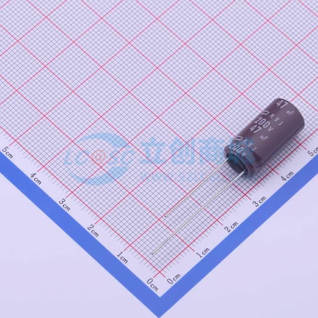 47uF ±20% 200V 【引线】实物图