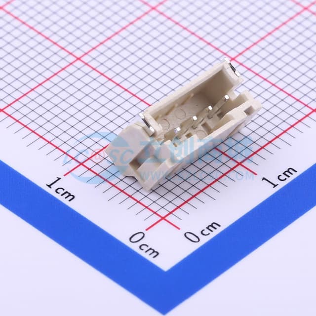 1x4P 间距:2mm 卧贴 系列:PH实物图