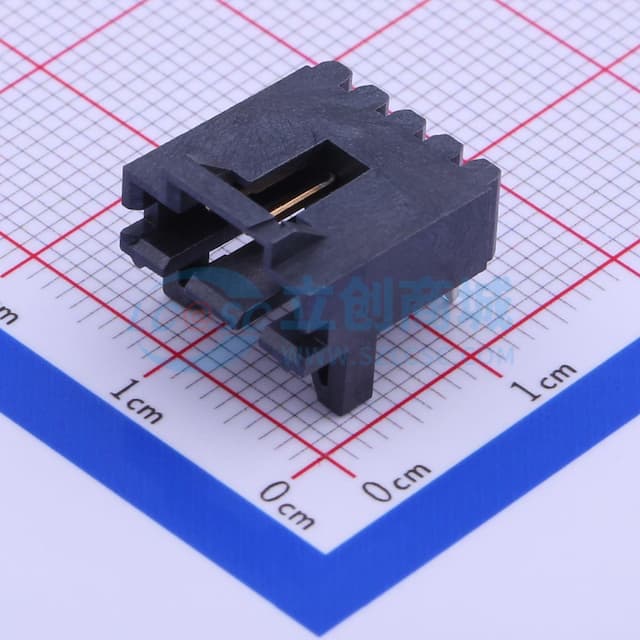 1x4P 间距:2.54mm 弯插 【插件】实物图