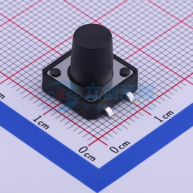 12*12*11mm 立贴 轻触开关实物图