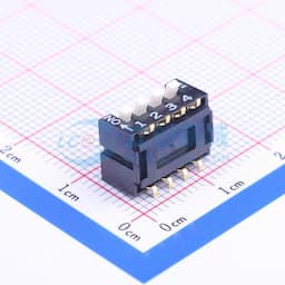 4位 2.54mm 琴键式拨码开关 侧拨缩略图