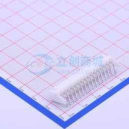白色 1x16P 间距:2.5mm 弯插【插件】缩略图