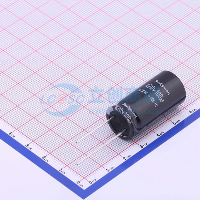 100uF ±20% 420V 【插件】实物图