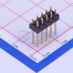 2x5P 间距:2.54mm 直插 【排针】缩略图