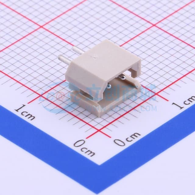 1x2P 间距:2.5mm 直插 系列:Mini-SPOX(5264) 【插件】实物图
