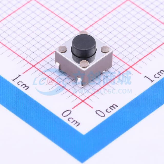 6*6*1.4mm 立贴 轻触开关实物图