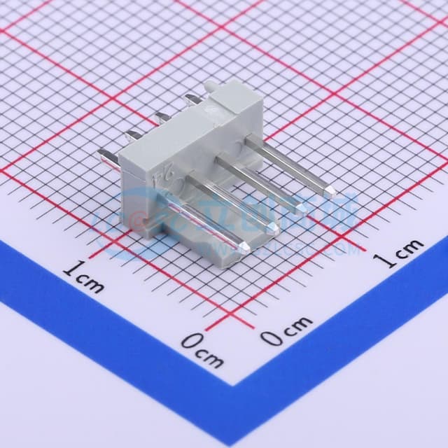 1x4P 间距:2.54mm 【插件】实物图
